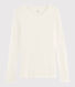 Dames t-shirt van wol en katoen
