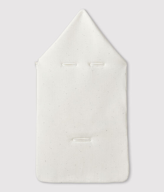 Nid d'ange blanc bébé en tubique en coton biologique blanc MARSHMALLOW