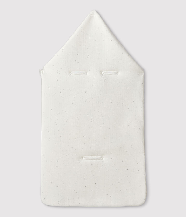 Witte babyslaapzak van biokatoen wit