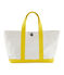 Cabas blanc MARSHMALLOW/jaune SHINE