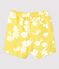 Ecoverantwoorde babyzwembroek geel ORGE/wit MARSHMALLOW
