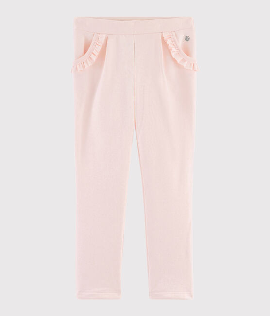 Joggingbroek kinderen meisje roze FLEUR