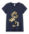 Tee-shirt manches courtes enfant fille bleu SMOKING