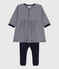 Ensemble cadeau bébé : robe et legging variante 1
