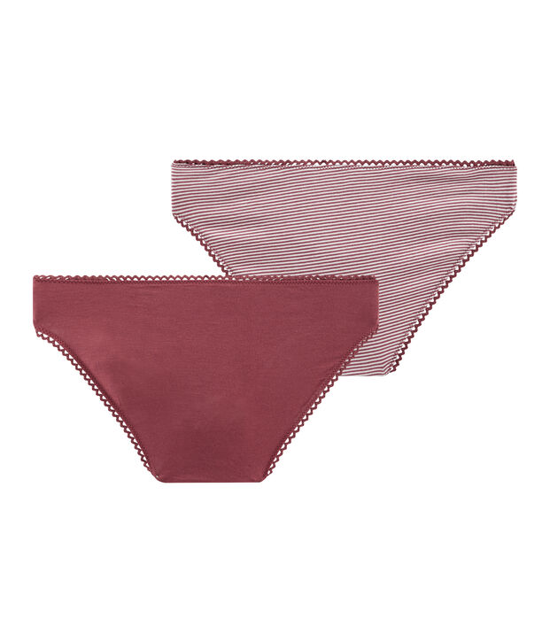 Set van 2 onderbroeken vrouwen multicouleur