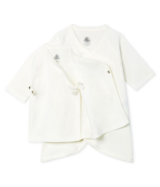Set kimonorompertje en brassière baby van gebreide stof variante 1