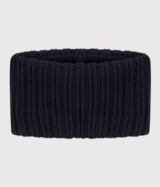 Snood van gebreide stof met fleecevoering voor baby's, jongens en meisjes blauw SMOKING
