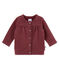 Vest in molton met glitters voor babymeisjes rood OGRE/geel DORE