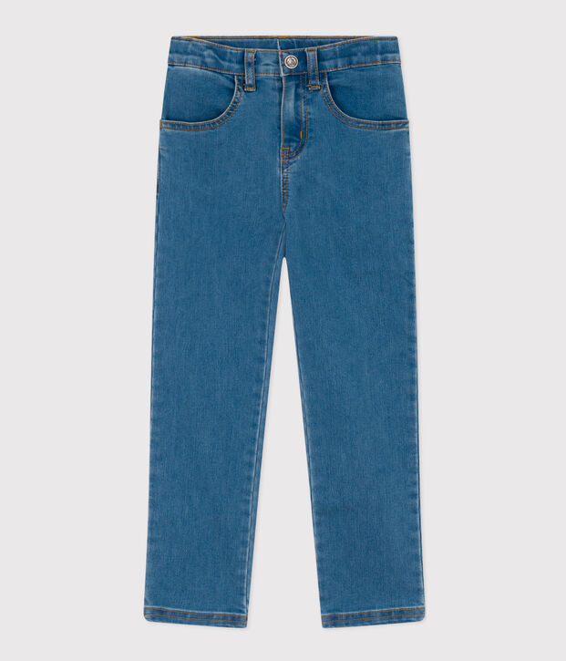 Slim-fit broek van denim voor meisjes blauw