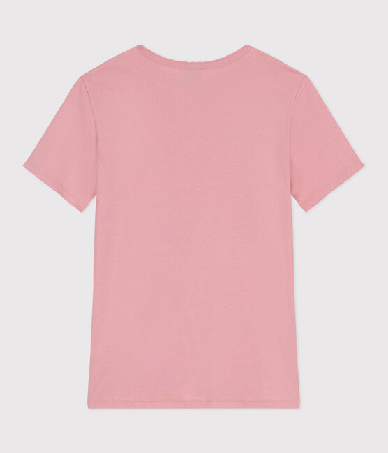 Tee-shirt Femme l'Iconique Cocotte en coton uni rose CHARME