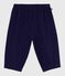 Effen katoenen babybroekje blauw