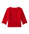 Cardigan bébé fille uni rouge TERKUIT