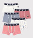 Set van 5 boxershorts voor jongens met feestelijke print