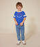 Tee-shirt manches courtes en jersey fin enfant garçon bleu CALVIN