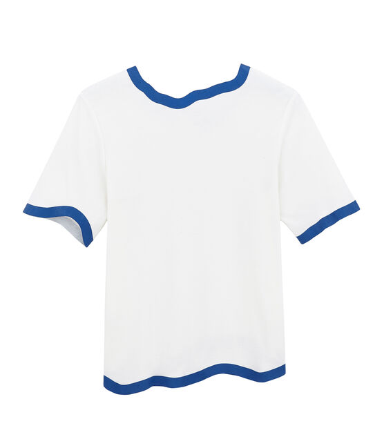 Tee-shirt sérigraphié pour femme blanc MARSHMALLOW