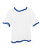 Tee-shirt sérigraphié pour femme blanc MARSHMALLOW