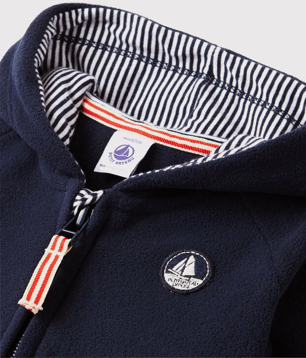 Sweatshirt in fleece voor baby's blauw