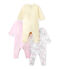 Lot de 3 dors bien bébé fille blanc LOT