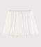 Rok van tule met lovertjes voor meisjes wit MARSHMALLOW/grijs ARGENT