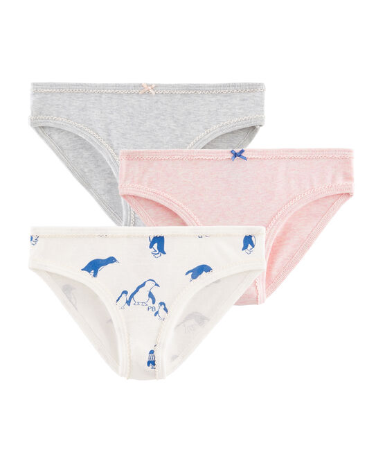 Trio de culottes petite fille variante 1