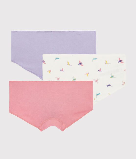 Set van 3 shorties met vogelprint voor meisjes variante 1