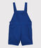 Salopette courte bébé garçon bleu SURF