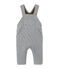 Salopette bébé garçon en tubique matelassé gris SUBWAY CHINE