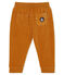Pantalon bébé garçon en maille velours côtelé marron CUIVRE
