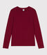 Katoenen dames-T-shirt met lange mouwen - L'Iconique