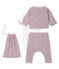 Ensemble 4 pièces bébé fille imprimé variante 2