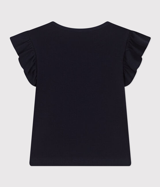 T-shirt in katoen voor meisjes blauw SMOKING