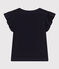 T-shirt in katoen voor meisjes blauw SMOKING