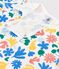 Slaappakje met bloemenprint in katoen voor baby's wit MARSHMALLOW/wit MULTICO