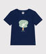 Tee-shirt manches courtes en jersey fin enfant garçon