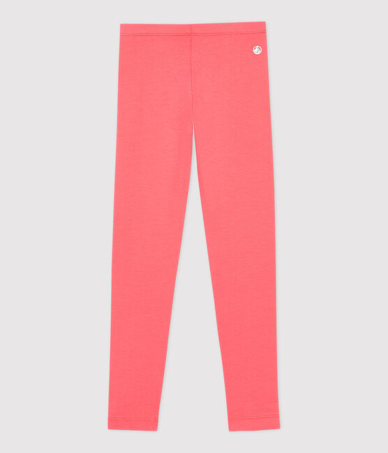 Meisjeslegging van jersey elastaan oranje PEACHY