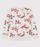 Sweater in molton voor meisjes/jongens beige MONTELIMAR/wit MULTICO