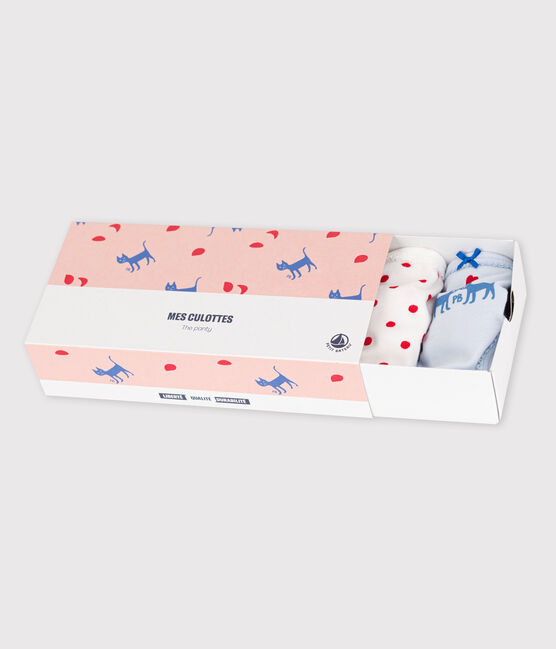 Lot de 5 culottes petite fille en coton variante 1