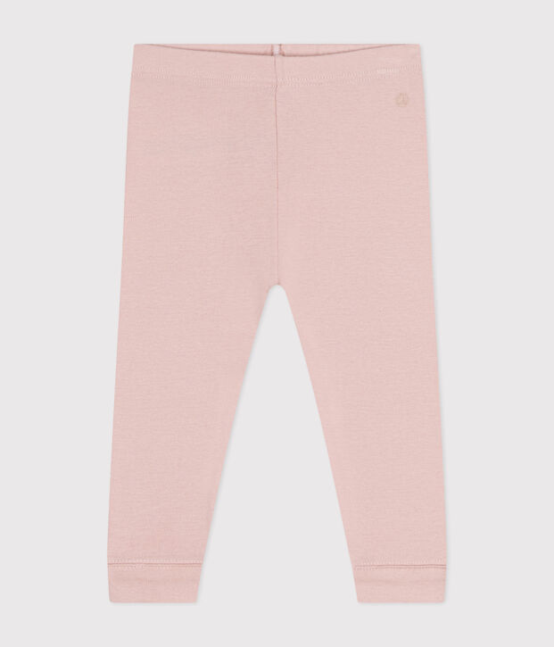 Effen katoenen babylegging roze