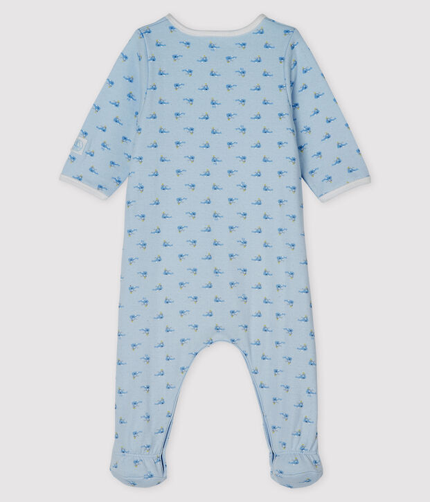 Bodyjama b&eacute;b&eacute; en tubique bleu/multicouleur