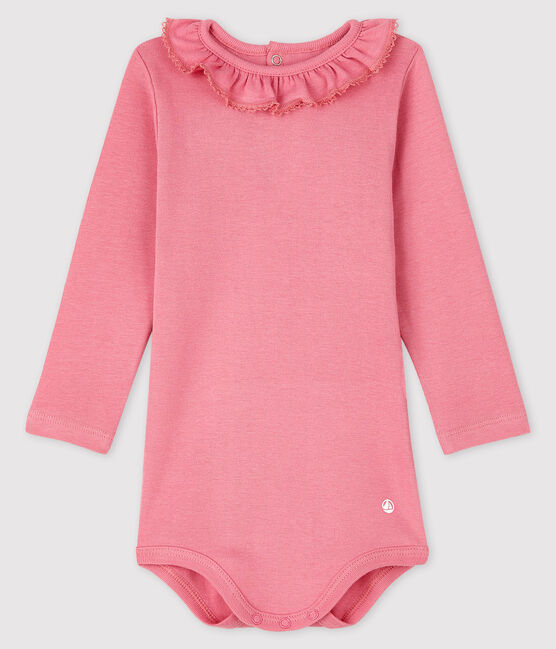 Body manches longues bébé fille rose CHEEK