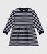 Robe enfant manches longues en coton