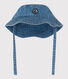 Bob en denim bleu à nouer bébé