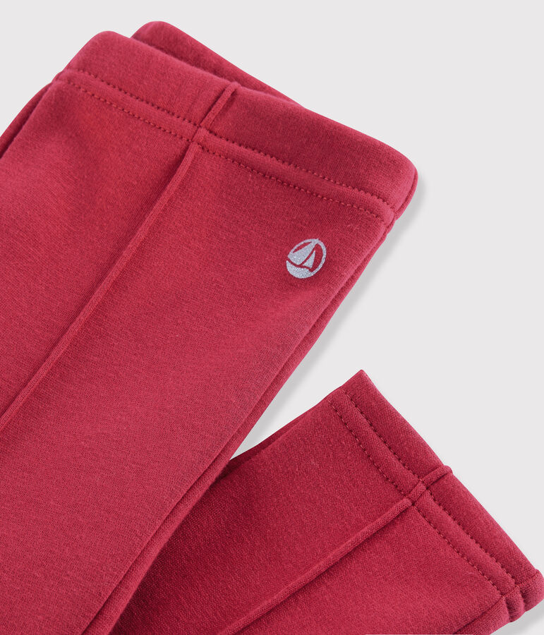Meisjesjegging in fleece kinderen meisje roze