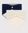 2 bandana's van badstof voor baby's variante 1