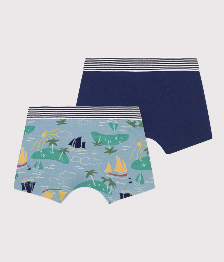 Lot de 2 boxers explorateur en coton petit gar&ccedil;on variante 1