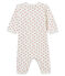 Dors bien bébé fille en tubique blanc MARSHMALLOW/rouge TERKUIT