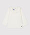Blouse en coton bébé blanc MARSHMALLOW
