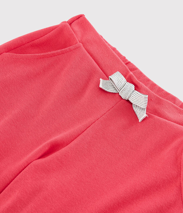 Katoenen short voor meisjes roze