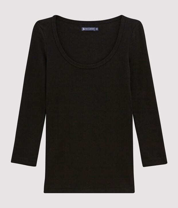 Iconisch damesshirt zwart