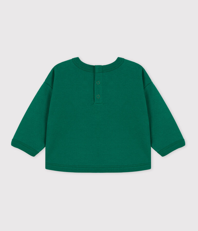 Sweatshirt b&eacute;b&eacute; en coton vert